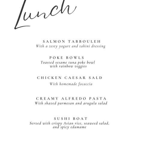 Food onboard ALORA # 3