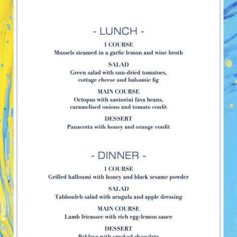 Food onboard ALTHEA # 6