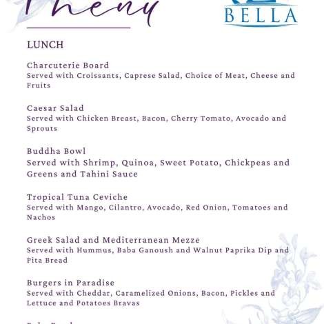 Food onboard BELLA # 2