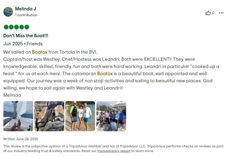 Review img # 23 of the yacht Boatox