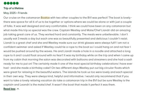 Review img # 4 of the yacht Boatox