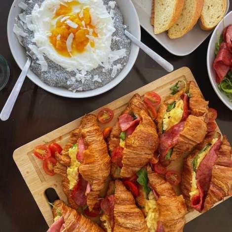 Food onboard CHILLIN’ HUT # 2