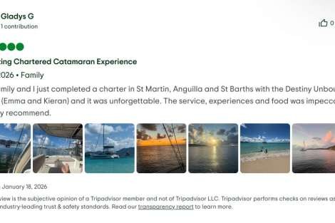 Review img # 6 of the yacht Destiny Unbound