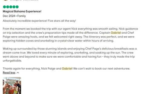 Review img # 1 of the yacht Dolce Vita