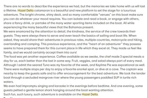 Review img # 4 of the yacht Hazel Della