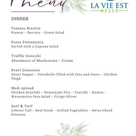 Food onboard LA VIE EST BELLE # 4