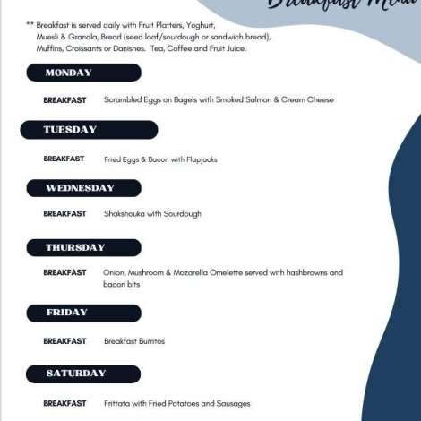 Food onboard LAUREL LEE # 1