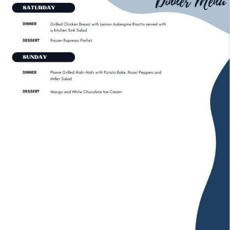 Food onboard LAUREL LEE # 5