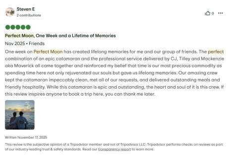 Review img # 10 of the yacht Perfect Moon