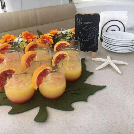Food onboard SERENDIPITY # 1