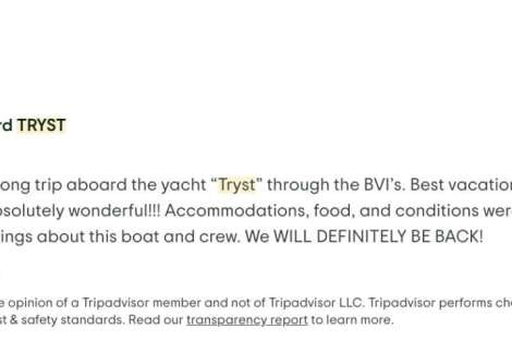 Review img # 7 of the yacht Tryst