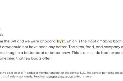 Review img # 12 of the yacht Tryst