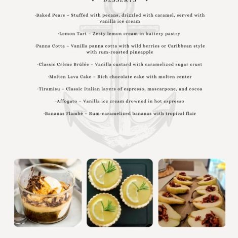 Food onboard Tupelo Honey # 6