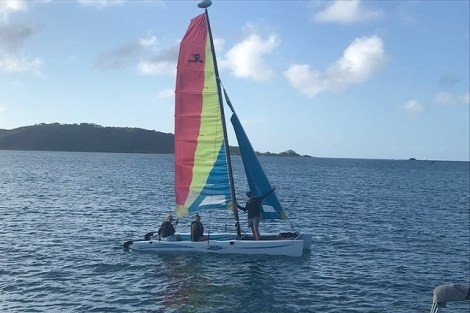 Review img # 5 of the yacht TWIN FLAME 77