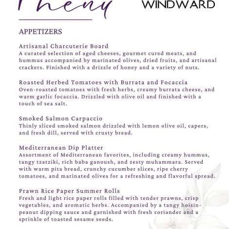 Food onboard WINDWARD # 3